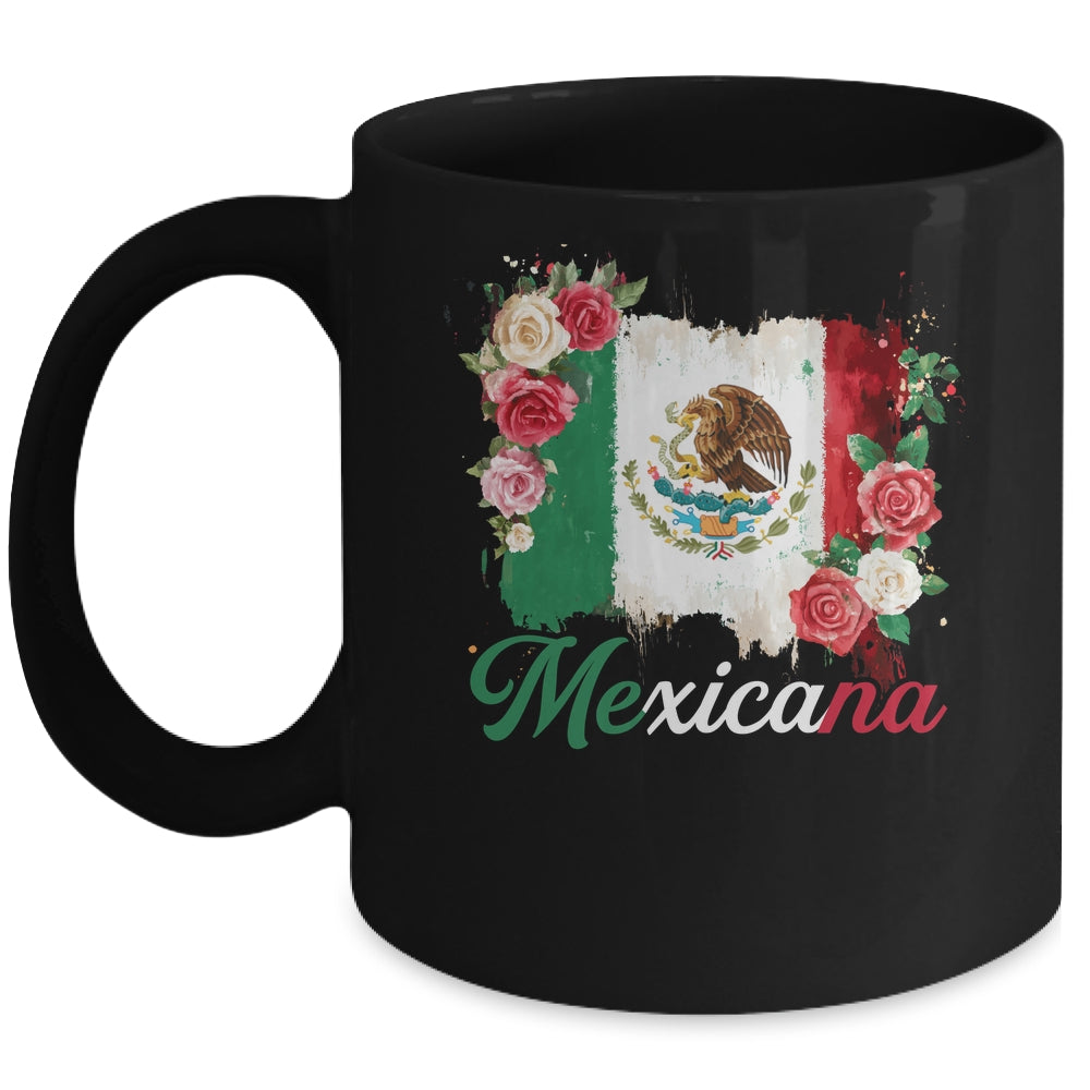 Mexicana Latina Mexico Flag Mexican Girl Mexico Women Mug | teecentury