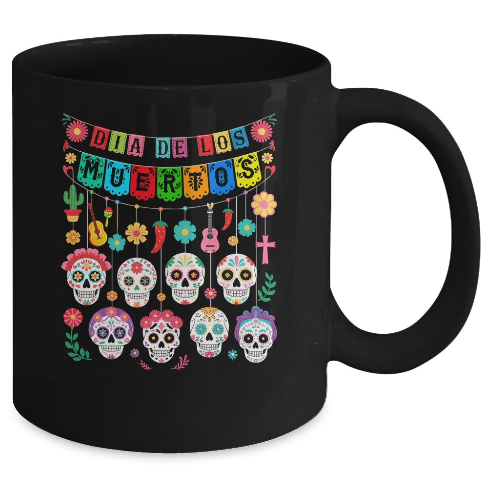 Mexico Dia De Los Muertos Funny Day Of Dead Hanging Skulls Mug | teecentury
