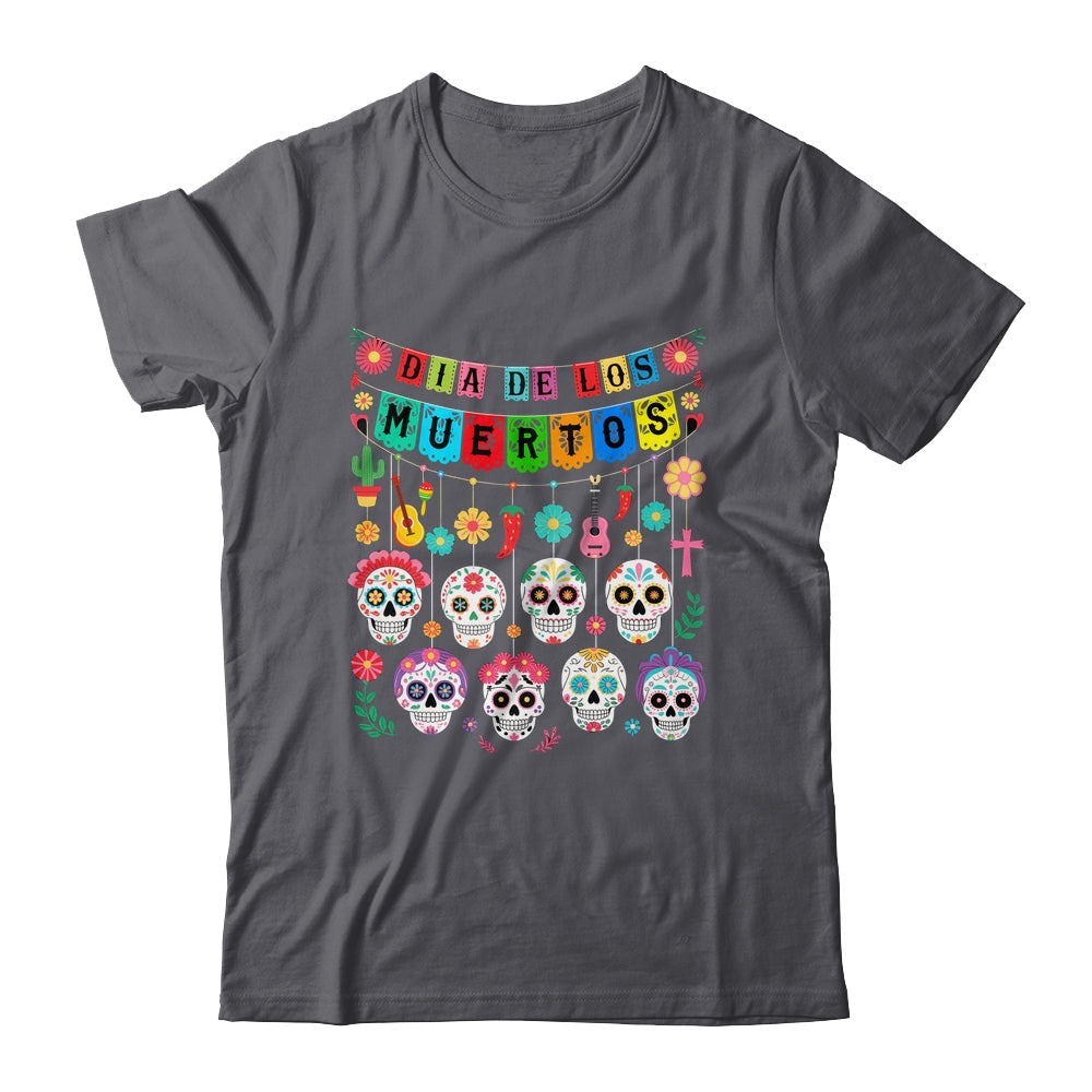 Mexico Dia De Los Muertos Funny Day Of Dead Hanging Skulls Shirt & Hoodie | teecentury