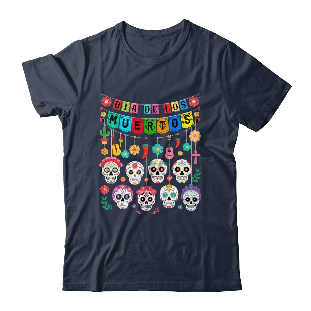 Mexico Dia De Los Muertos Funny Day Of Dead Hanging Skulls Shirt & Hoodie | teecentury