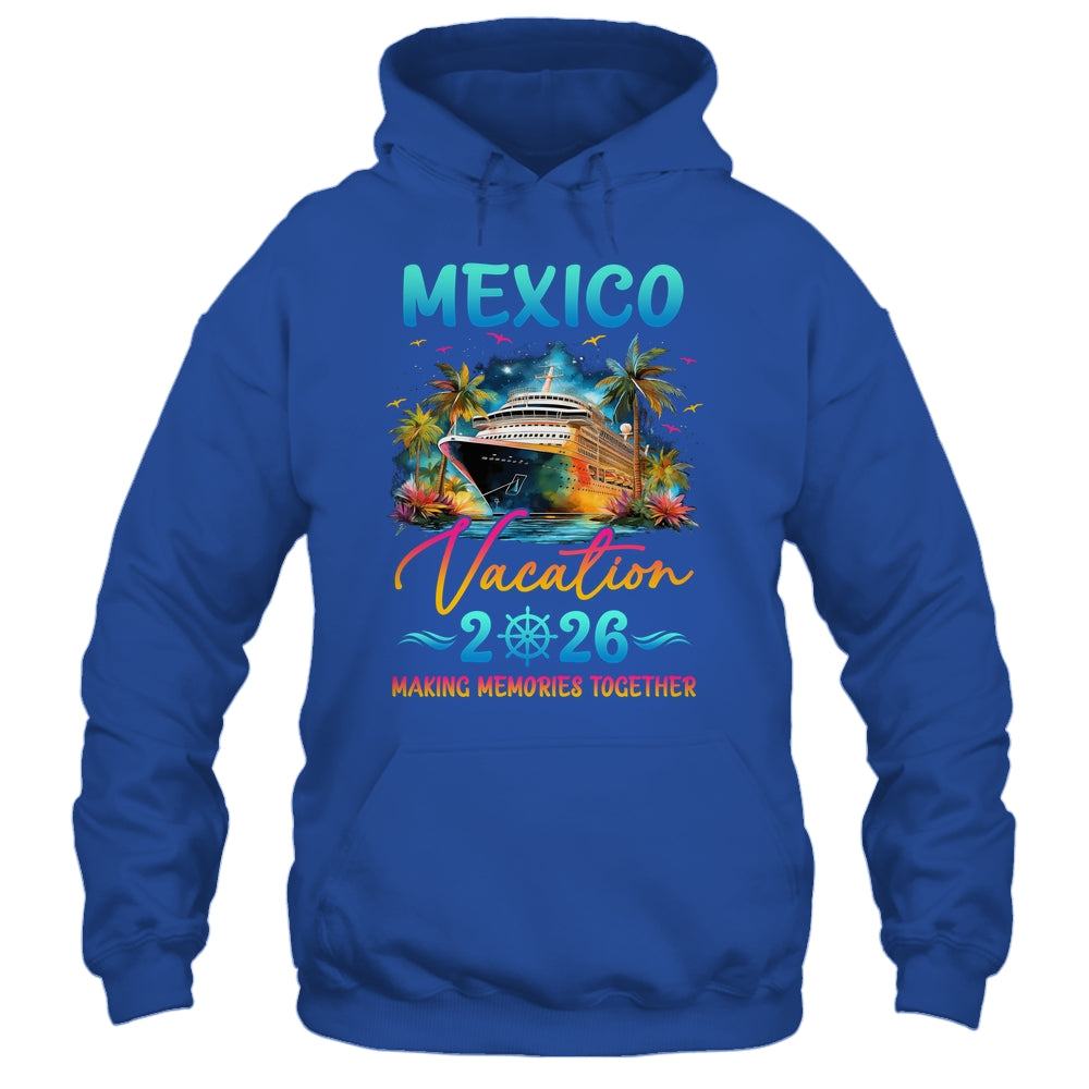 Mexico Family Vacation 2026 Matching Group Summer Shirt & Tank Top | teecentury