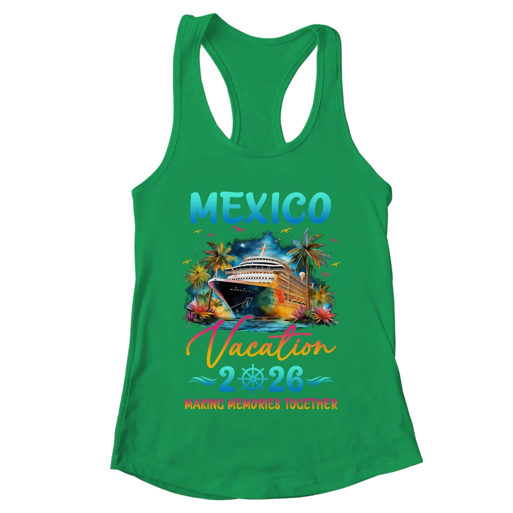 Mexico Family Vacation 2026 Matching Group Summer Shirt & Tank Top | teecentury