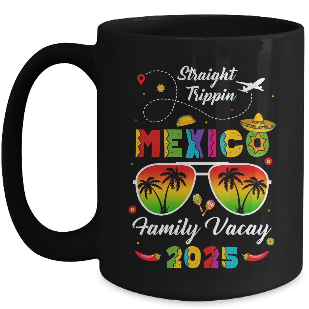 Mexico Family Vacay Vacation Cancun 2025 Straight Trippin Mug | teecentury