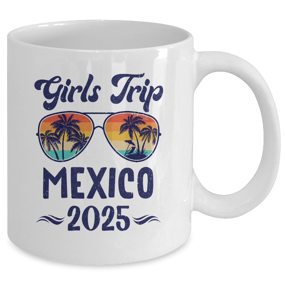 Mexico Girls Trip Beach Vacation 2025 Matching Group Mug | teecentury