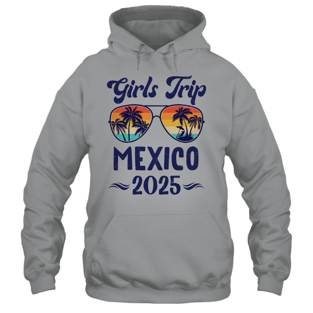 Mexico Girls Trip Beach Vacation 2025 Matching Group Shirt & Tank Top | teecentury