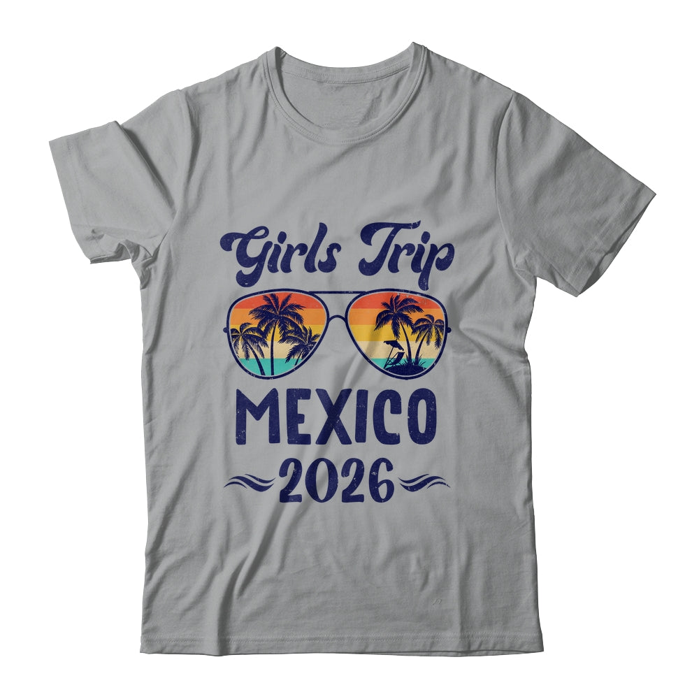 Mexico Girls Trip Beach Vacation 2026 Matching Group Shirt & Tank Top | teecentury