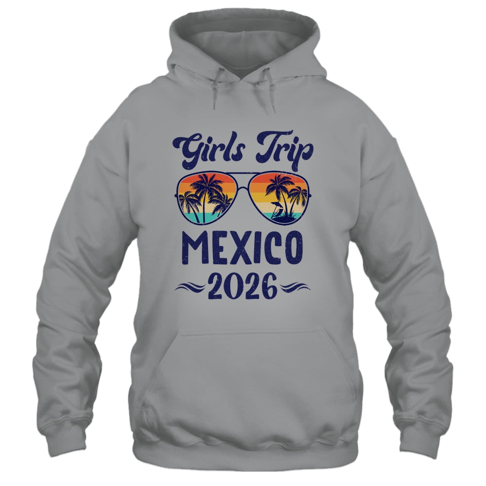 Mexico Girls Trip Beach Vacation 2026 Matching Group Shirt & Tank Top | teecentury