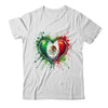 Mexico Heart Patriotic Mexico Flag Mexican Design Women Men Shirt & Tank Top | teecentury