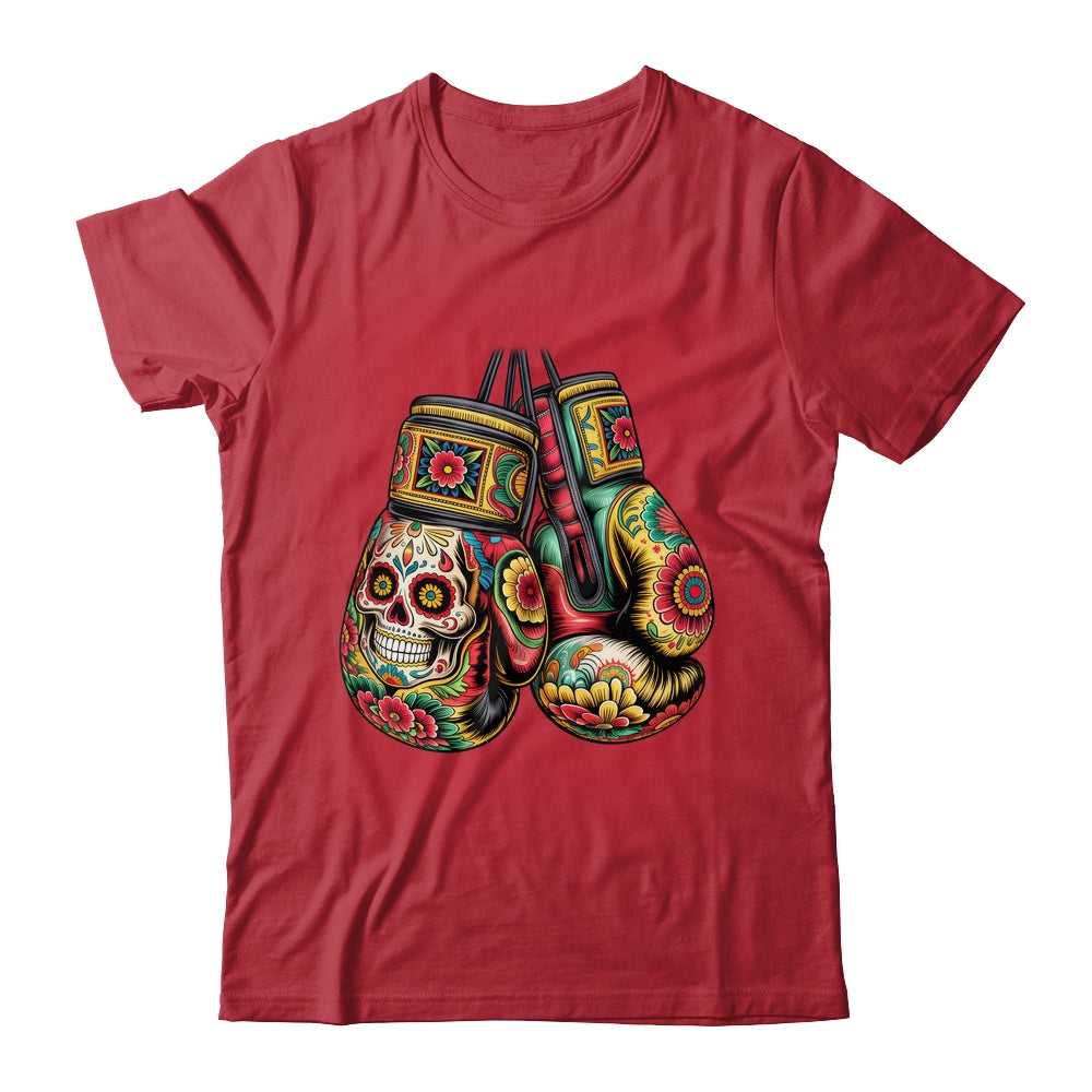 Mexico Mexican Vintage Style Boxing Gloves Boxer Aztec Mayan Shirt & Hoodie | teecentury