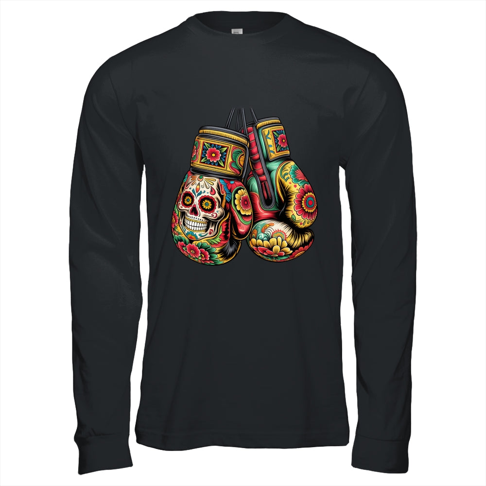 Mexico Mexican Vintage Style Boxing Gloves Boxer Aztec Mayan Shirt & Hoodie | teecentury