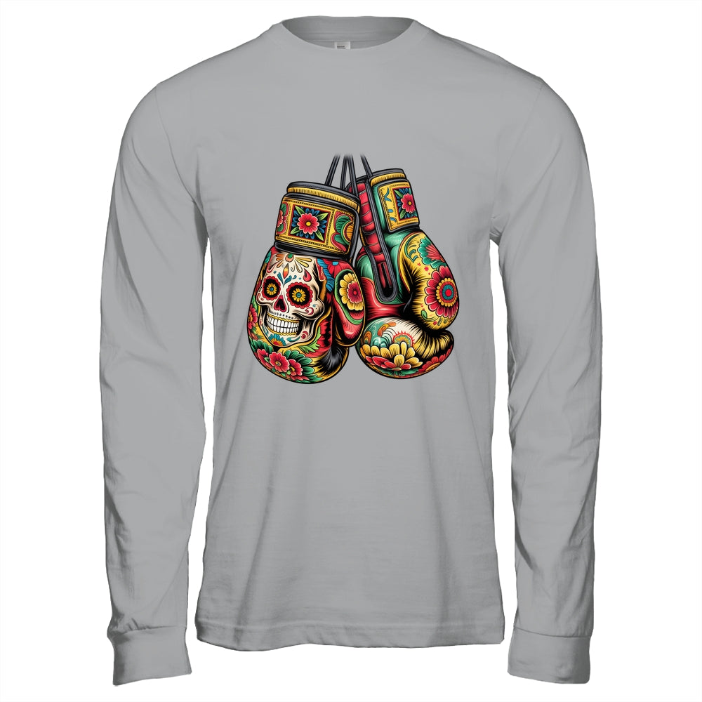 Mexico Mexican Vintage Style Boxing Gloves Boxer Aztec Mayan Shirt & Hoodie | teecentury