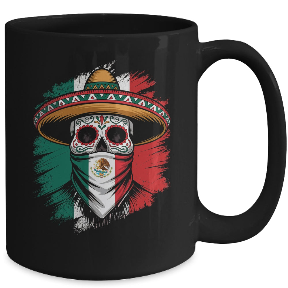 México Mexico Skull Cinco De Mayo Tijuana Pride Mexican Mug | teecentury