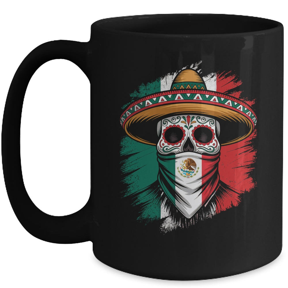 México Mexico Skull Cinco De Mayo Tijuana Pride Mexican Mug | teecentury