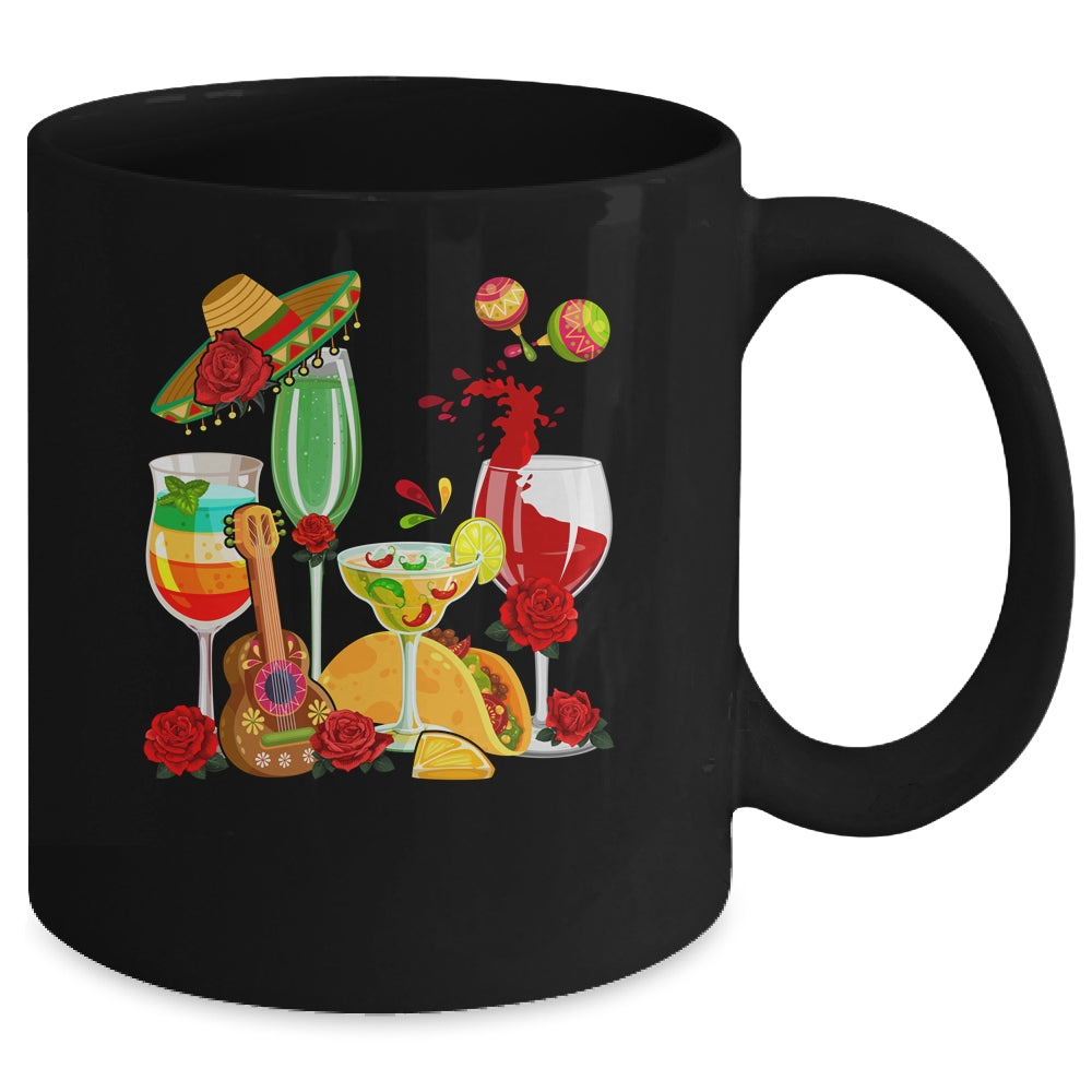 Mexico Wine Tequila Cinco De Mayo Mexican Fiesta Lover Mug | teecentury