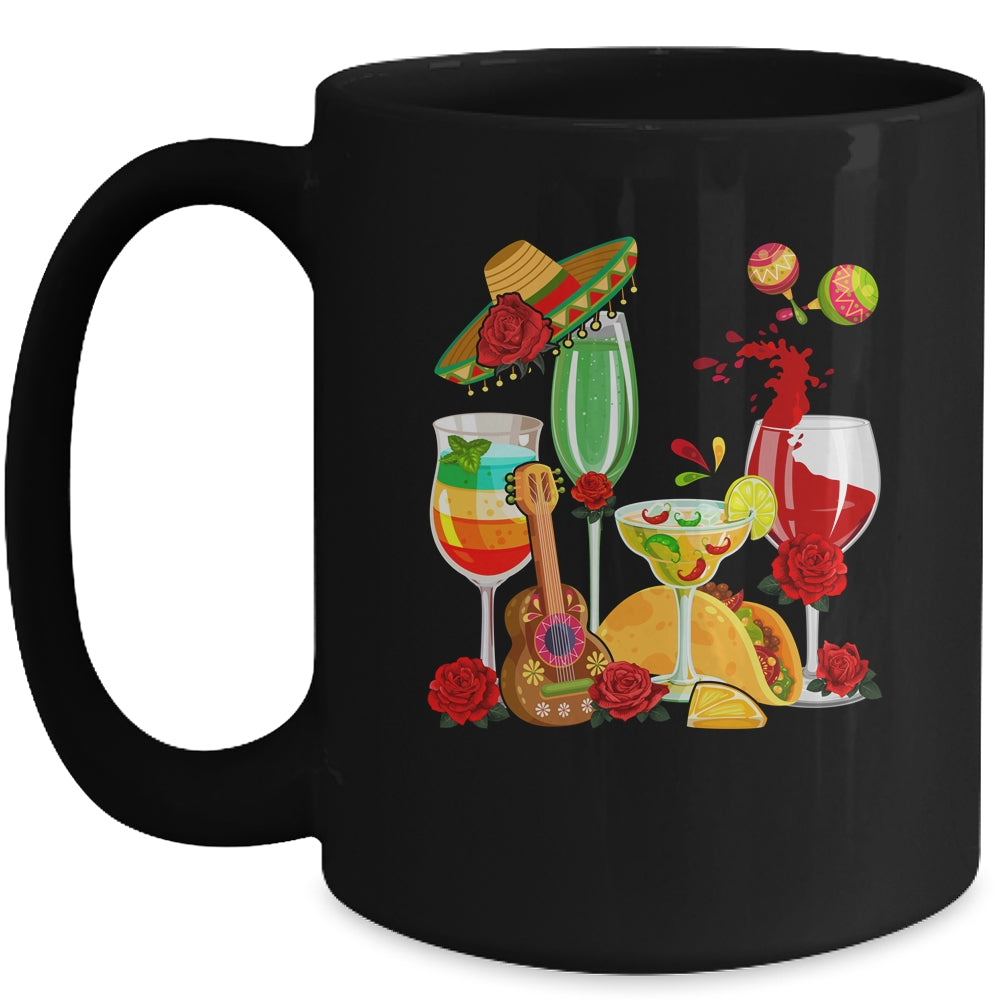 Mexico Wine Tequila Cinco De Mayo Mexican Fiesta Lover Mug | teecentury