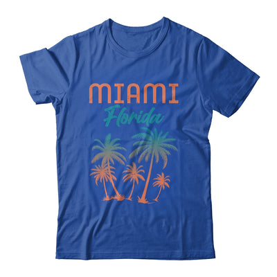 Miami Beach Florida Summer Vacation Palm Trees Souvenirs Shirt & Tank Top | teecentury