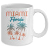 Miami Beach Florida Summer Vacation Palm Trees Souvenirs Mug | teecentury