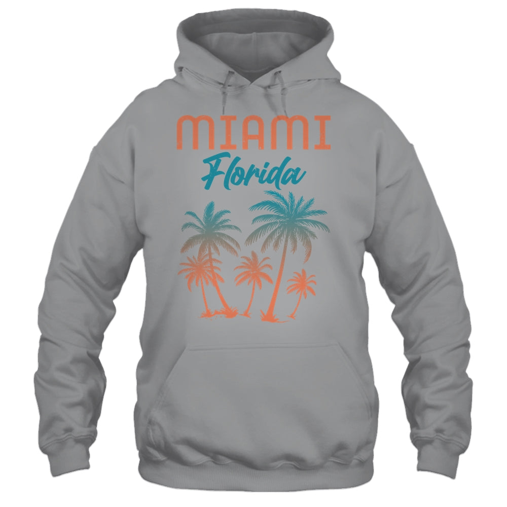Miami Beach Florida Summer Vacation Palm Trees Souvenirs Shirt & Tank Top | teecentury