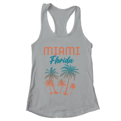 Miami Beach Florida Summer Vacation Palm Trees Souvenirs Shirt & Tank Top | teecentury