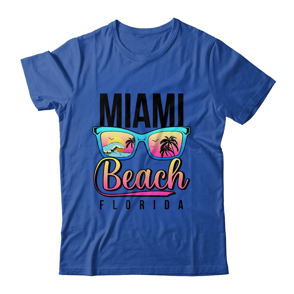 Miami Beach Florida Sunset Retro Souvenir Surf Miami Shirt & Tank Top | teecentury