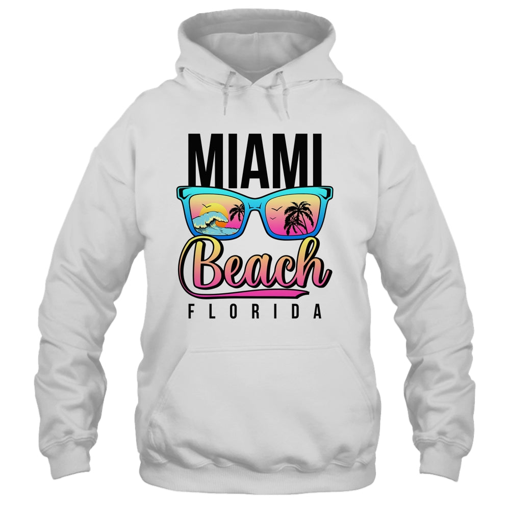 Miami Beach Florida Sunset Retro Souvenir Surf Miami Shirt & Tank Top | teecentury