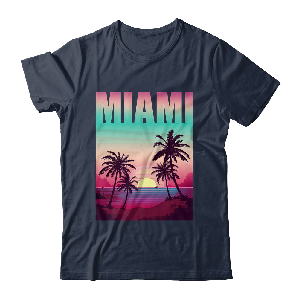 Miami Beach Souvenir Urban City By Night Florida USA US Shirt & Tank Top | teecentury