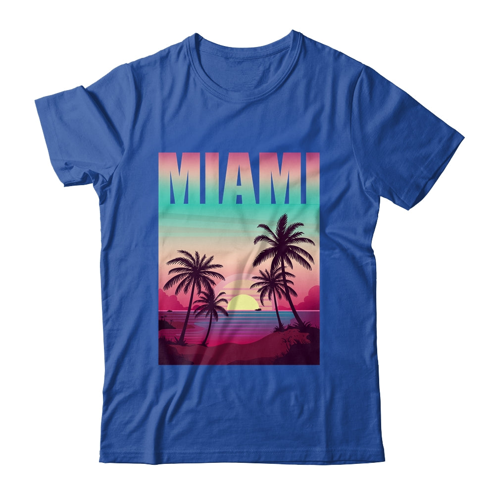 Miami Beach Souvenir Urban City By Night Florida USA US Shirt & Tank Top | teecentury