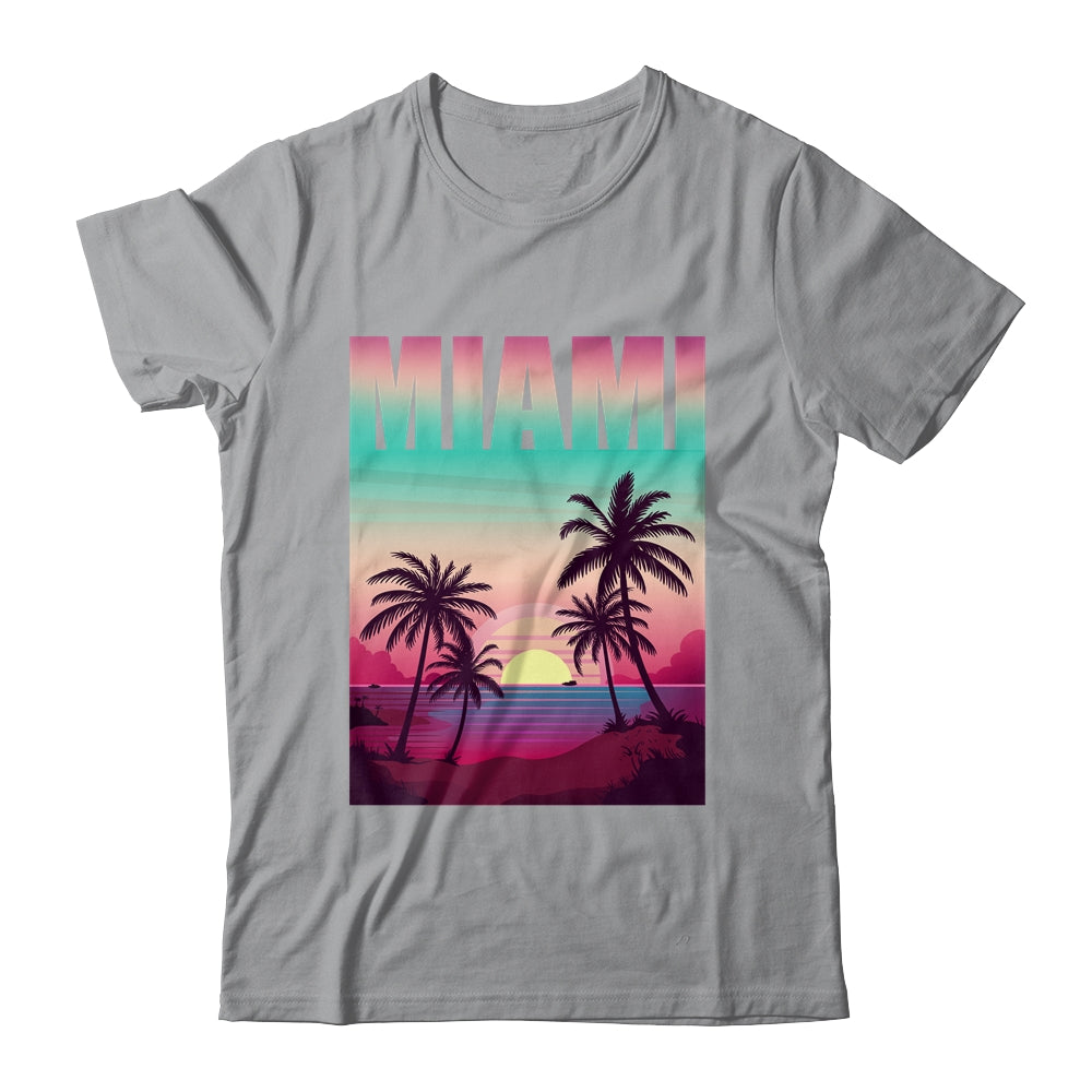 Miami Beach Souvenir Urban City By Night Florida USA US Shirt & Tank Top | teecentury