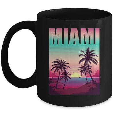 Miami Beach Souvenir Urban City By Night Florida USA US Mug | teecentury