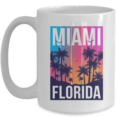 Miami Florida Sunset I Love Miami Beach Souvenir Mug | teecentury