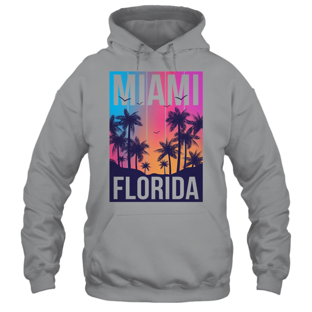 Miami Florida Sunset I Love Miami Beach Souvenir Shirt & Tank Top | teecentury