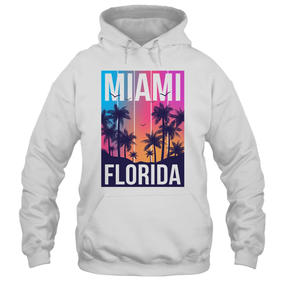 Miami Florida Sunset I Love Miami Beach Souvenir Shirt & Tank Top | teecentury
