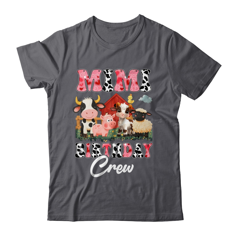 Mimi Birthday Crew Farm Cow Birthday Boy Girl Family Shirt & Hoodie | teecentury