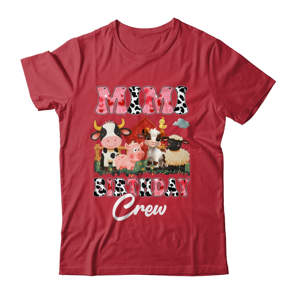 Mimi Birthday Crew Farm Cow Birthday Boy Girl Family Shirt & Hoodie | teecentury