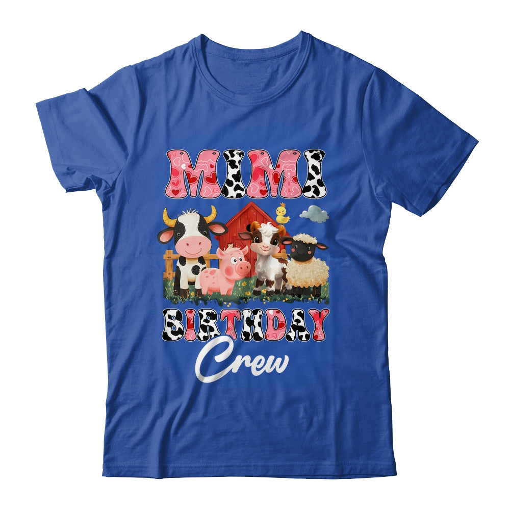 Mimi Birthday Crew Farm Cow Birthday Boy Girl Family Shirt & Hoodie | teecentury