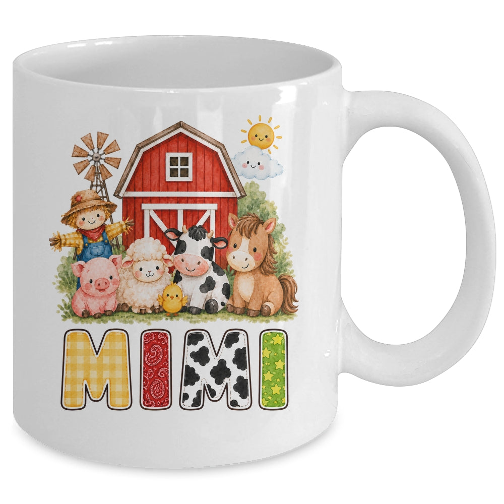 Mimi Farm Cow 1St Birthday Girl Boy Matching Family Mug | teecentury