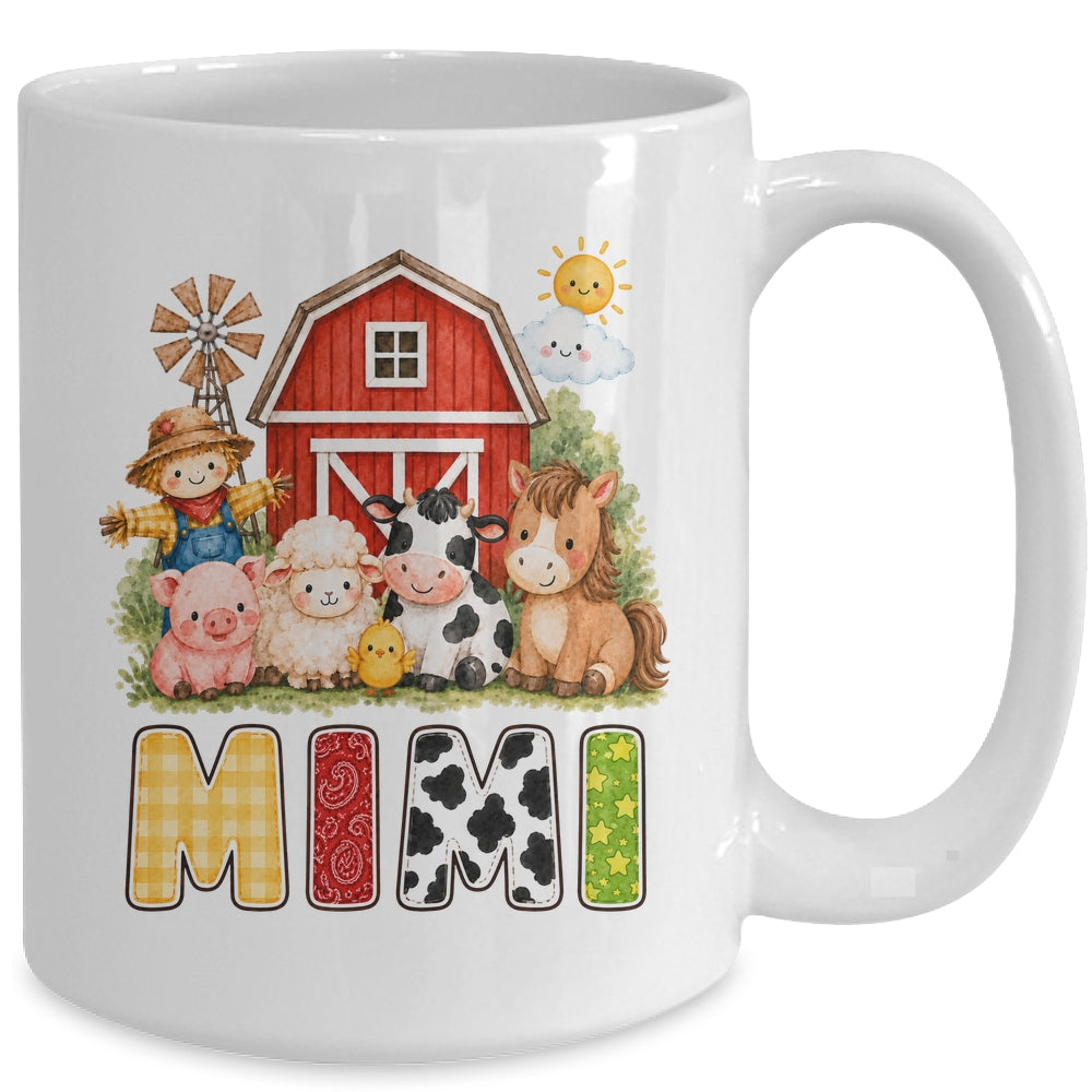 Mimi Farm Cow 1St Birthday Girl Boy Matching Family Mug | teecentury