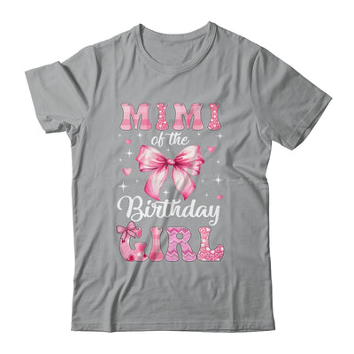 Mimi Of Birthday Girl Coquette Bow Matching Family Shirt & Hoodie | teecentury