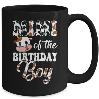 Mimi Of The Birthday Boy Cow Farm 1st Birthday Boy Mug | teecentury