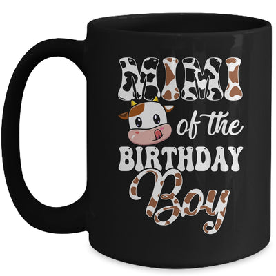 Mimi Of The Birthday Boy Cow Farm 1st Birthday Boy Mug | teecentury