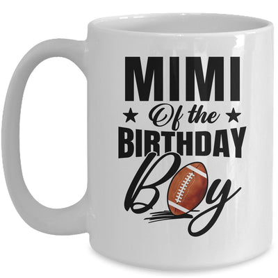 Mimi Of The Birthday Boy Football 1st Birthday Party Mug | teecentury