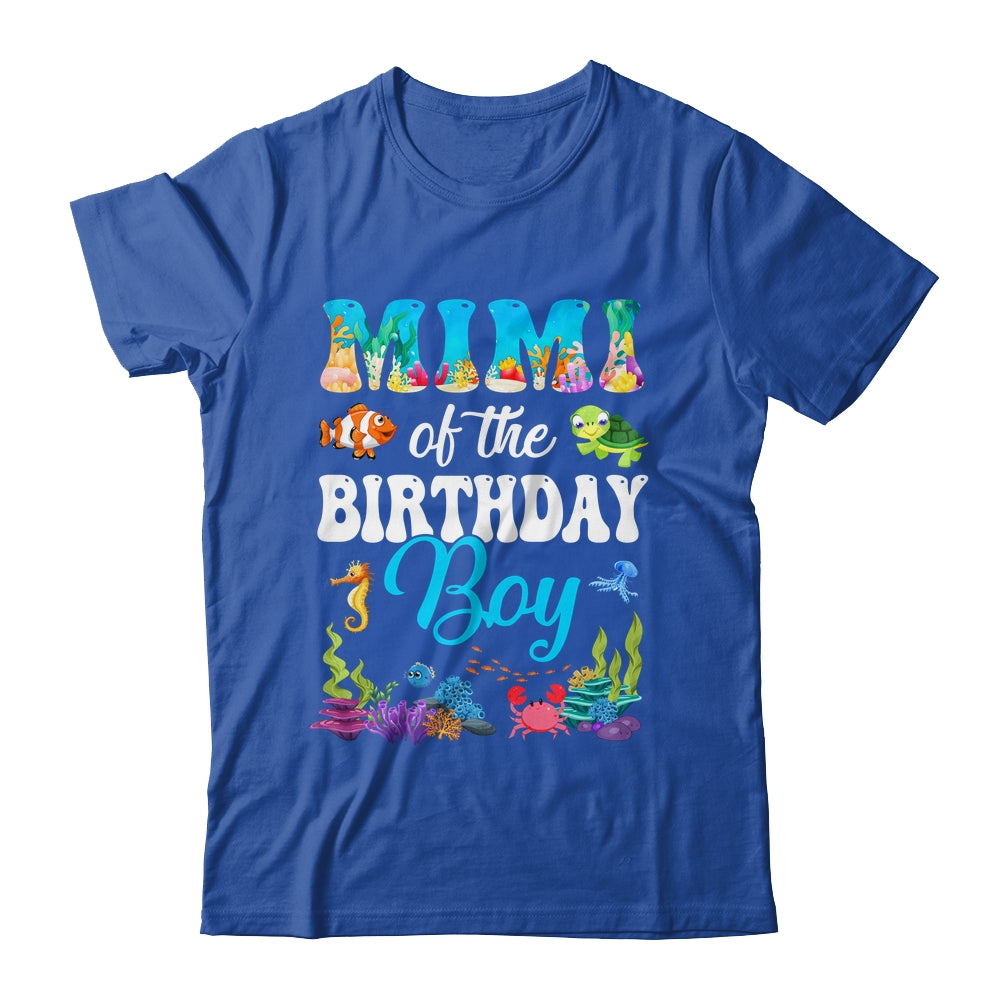 Mimi Of The Birthday Boy Sea Fish Ocean Aquarium Party Shirt & Hoodie | teecentury
