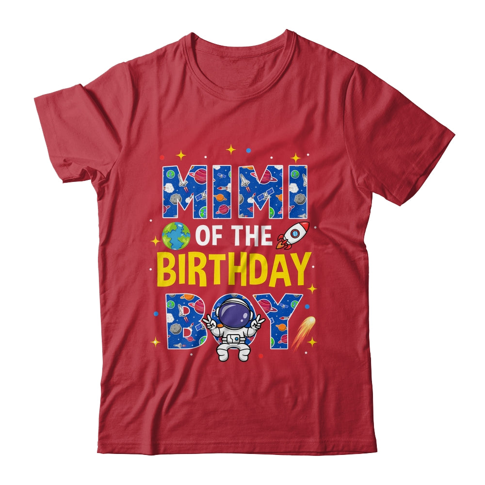 Mimi Of The Birthday Boy Space Astronaut Family Birthday Shirt & Hoodie | teecentury