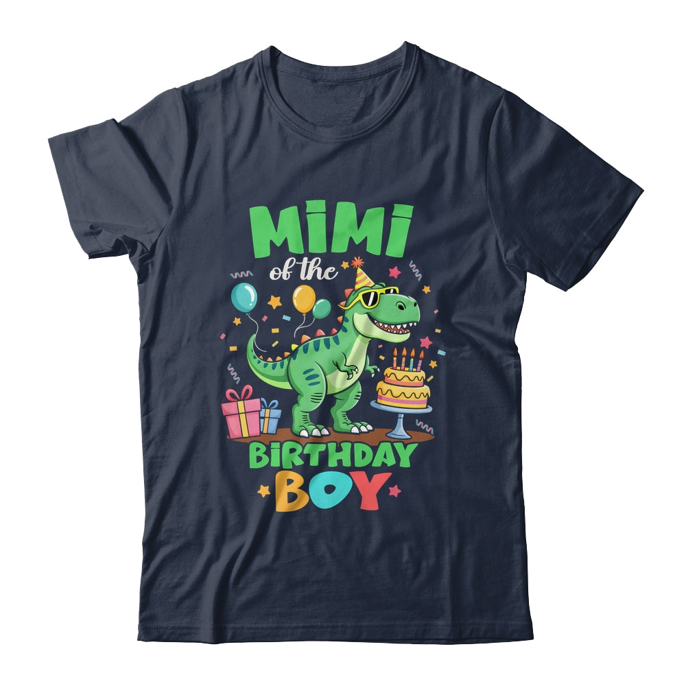 Mimi Of The Birthday Boy T Rex Dinosaur Family Party Shirt & Hoodie | teecentury
