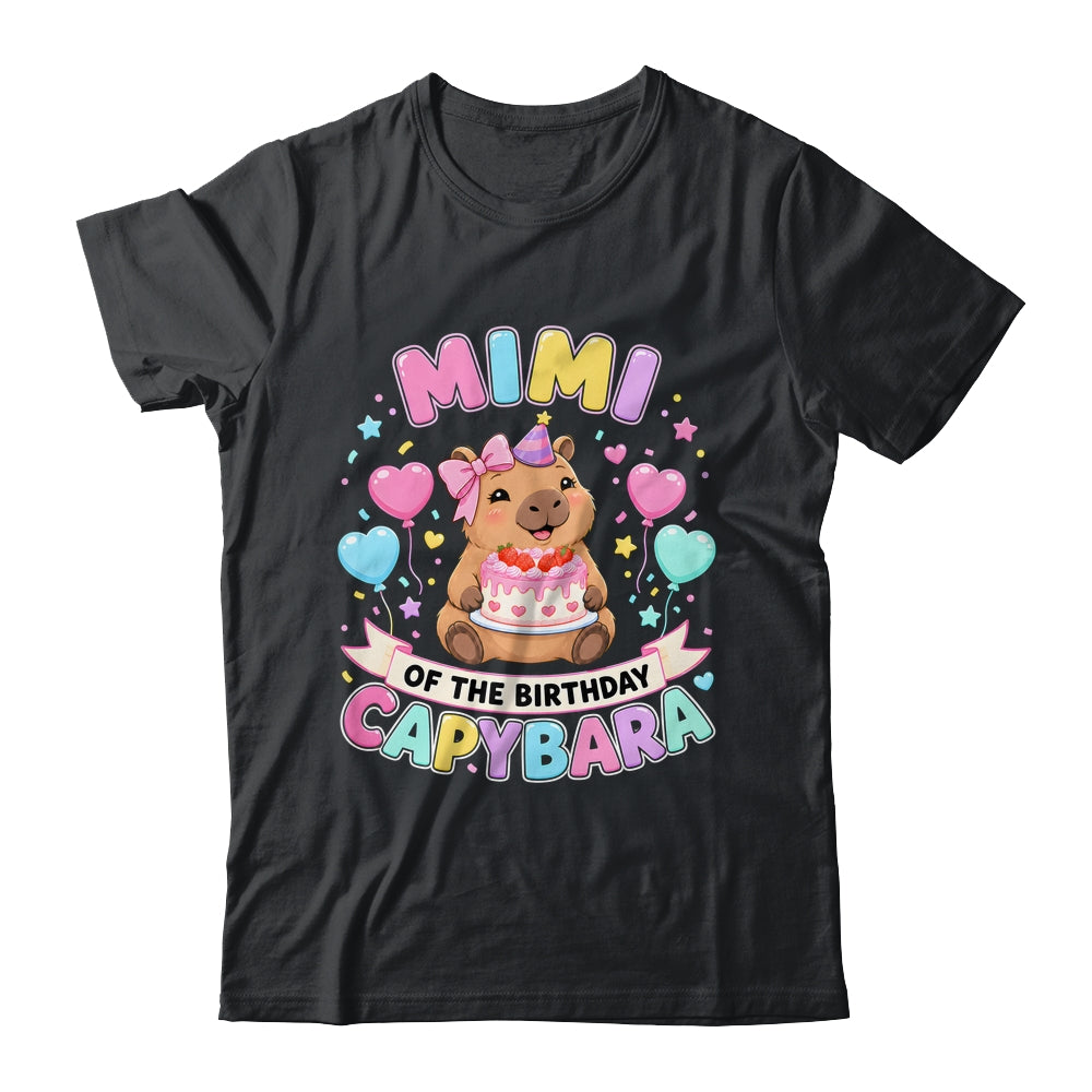 Mimi Of The Birthday Capybara Birthday Girl Family Shirt & Hoodie | teecentury