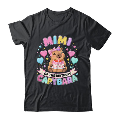 Mimi Of The Birthday Capybara Birthday Girl Family Shirt & Hoodie | teecentury
