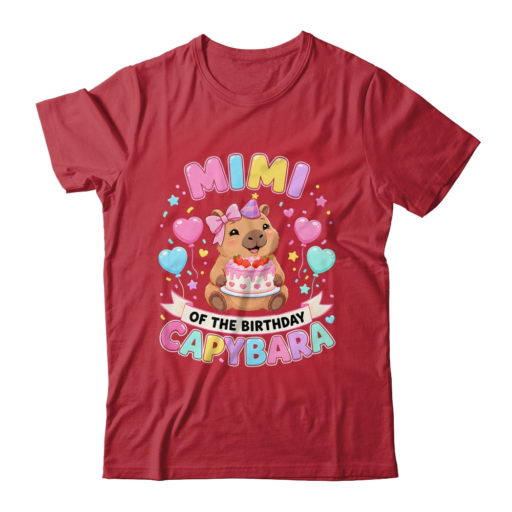 Mimi Of The Birthday Capybara Birthday Girl Family Shirt & Hoodie | teecentury