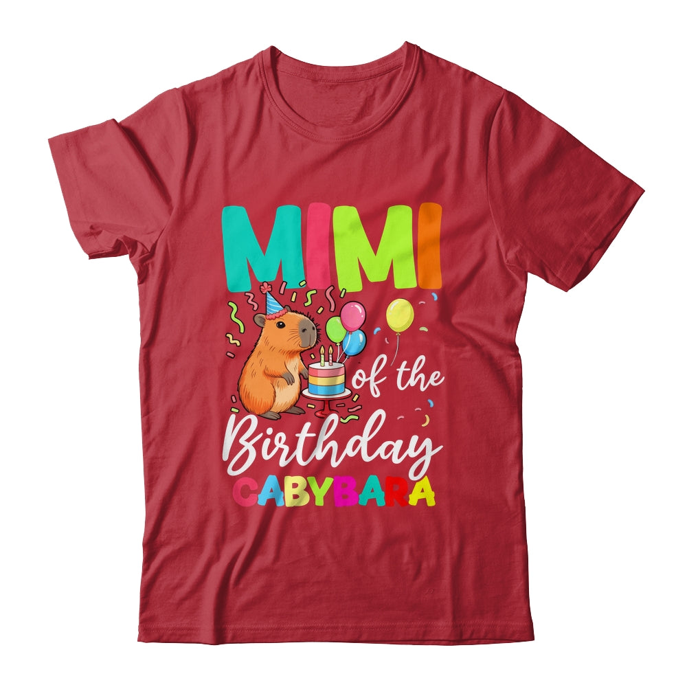 Mimi Of The Birthday Capybara Girl Bday Party Family Shirt & Hoodie | teecentury