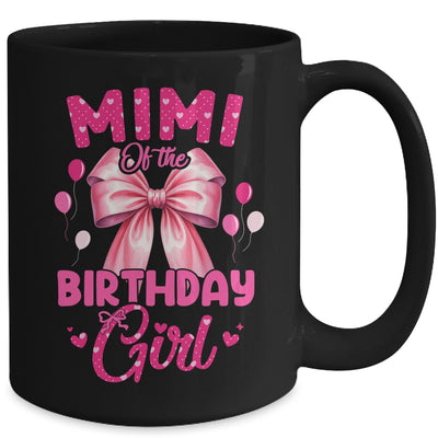 Mimi Of The Birthday Girl Coquette Bow Matching Family Mug | teecentury