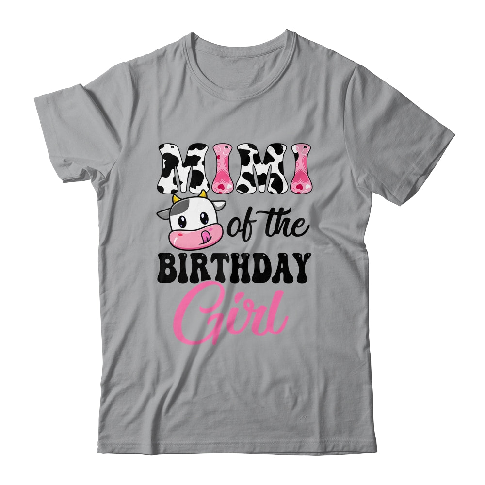 Mimi Of The Birthday Girl Cow Farm 1st Birthday Girl Shirt & Hoodie | teecentury